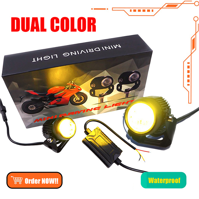 มาใหม่ V2 Mini ขับรถสูงและต่ำสีเหลือง/สีขาว LED พร้อมพัดลม Aniti หมอกสำหรับรถยนต์/รถจักรยานยนต์เกาหลี Led