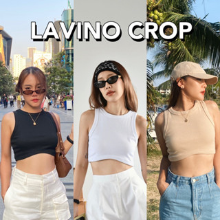 ⚡️NEW ARRIVALS ⚡️Lavino Crop เสื้อกล้ามครอป y2k