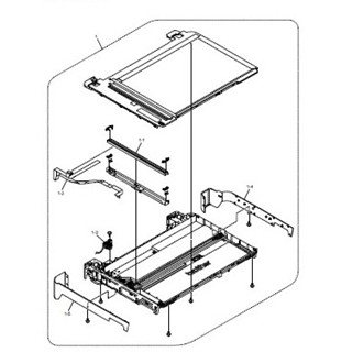 DOCUMENT SCANNER UNIT SP BROTHER MFC-J3930DW (D024JT001)