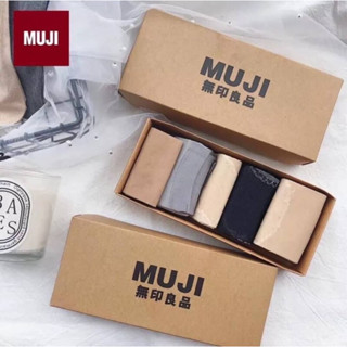 ถุงเท้างานกล่อง MUJI  ถุงเท้านุ่ม เนียน