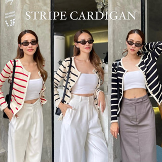 JARIN | STRIPE CARDIGAN เสื้อคาดิแกนของตัวแม่