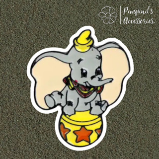 ʕ •ᴥ•ʔ ✿ พร้อมส่ง : เข็มกลัดลายช้างน้อย ดัมโบ้ ดิสนีย์ | “DUMBO” Disney Little Elephant Enamel Brooch Pin.