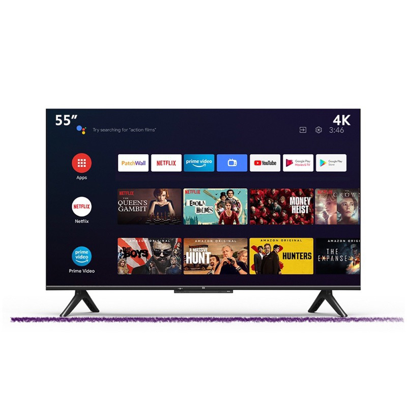TV 55นิ้ว สมาร์ททีวี 4ＫYoutu Netflix android