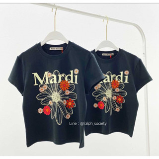 Mardi Cropped flower T-shirt