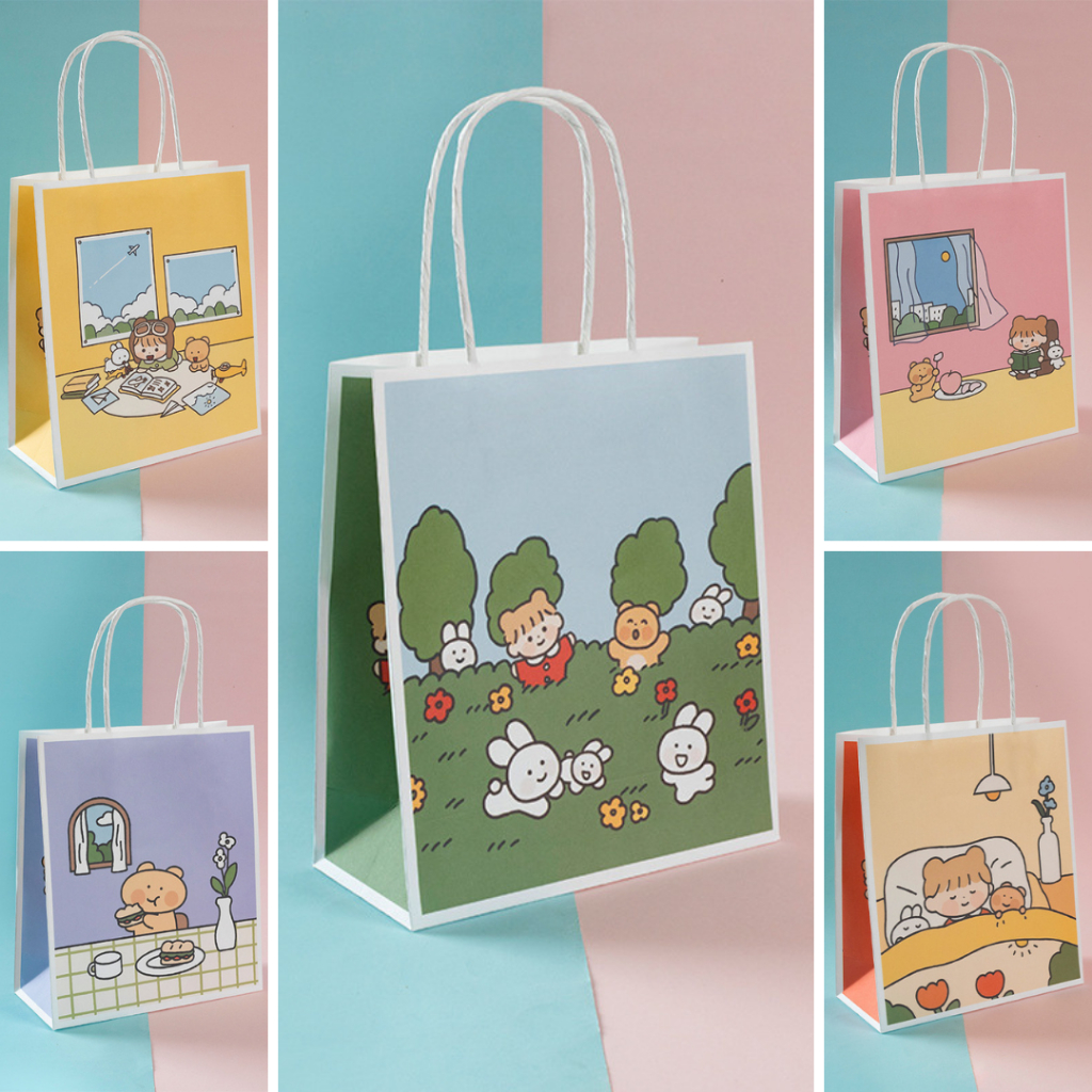 🔥ส่งด่วนจากไทย ถุงกระดาษ ถุงใส่ของขวัญ