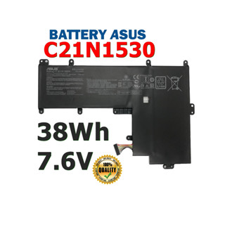 ASUS แบตเตอรี่ C21N1530 ของแท้ (สำหรับ Chromebook C202SA VivoBook E201NA Series) ASUS Battery Notebook อัสซุส