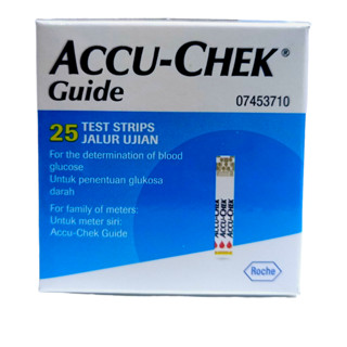 Accu-Chek Guide Test Strip แผ่นตรวจน้ำตาล 25ชิ้น Exp.05/24 6098