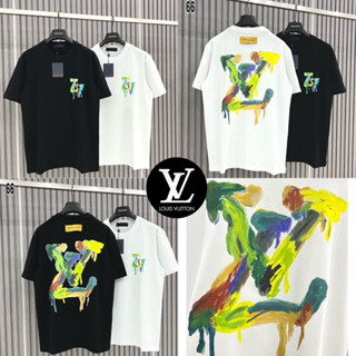 เสื้อยืด Louis Vuitton 🖤🤍 Hiend 1:1 cotton 💯