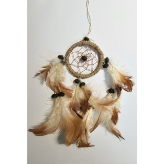 ตาข่ายดักฝัน DREAM CATCHER แต่งบ้าน แต่งรถ แต่งแคมป์ ขนาด 7 CM. เครื่องรางดักฝัน แบบกลม 1 ชั้น