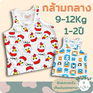 เสื้อกล้ามเด็ก 1-2 ปี(9-12Kg.) 🌷 ทรงสวย ผ้านิ่ม น่ารักสุดๆ🌷😍