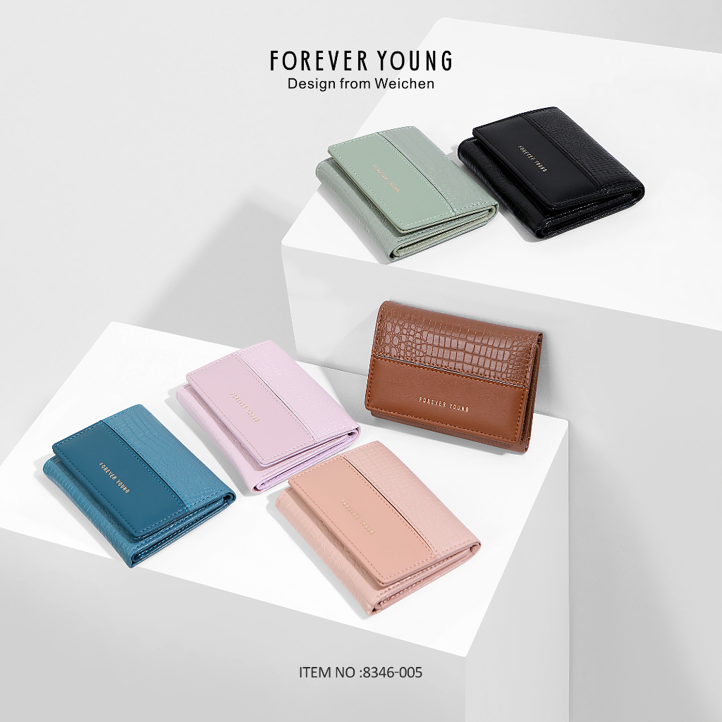 กระเป๋าสตางค์ perfect for you(forever young) กระเป๋าสตางค์ใบสั้น 3 พับ กระเป๋าผู้หญิง WGB93