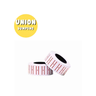 (USP)📍ถูกที่สุด📍(แพ็ค10ม้วน/7000ดวง) HORSE ป้ายราคา ป้ายตีราคา เส้นแดง ( 1แพ็ค/10ม้วน) (1ม้วน 700ดวง)