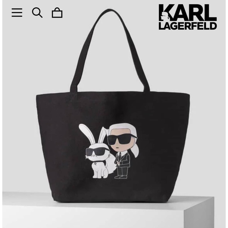 กระเป๋าผ้า Karl Lagerfeld  Karl Lagerfeld YEAR OF THE RABBIT SHOPPER