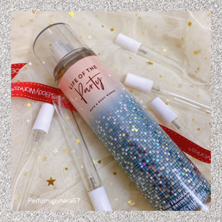 น้ำหอมกดแบ่งBathandbodyworks กลิ่นlife of the party Fine Fragrance Mist น้ำหอมแท้100%