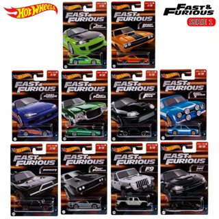 โมเดลรถเหล็ก Hot wheels Fast &amp; Furious Serie 1 (ชุด10คัน) ลิขสิทธิ์แท้100% โมเดลรถ Hotwheels