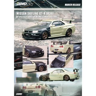 INNO64 1/64 NISSAN SKYLINE GT-R (R34) M-SPEC NUR