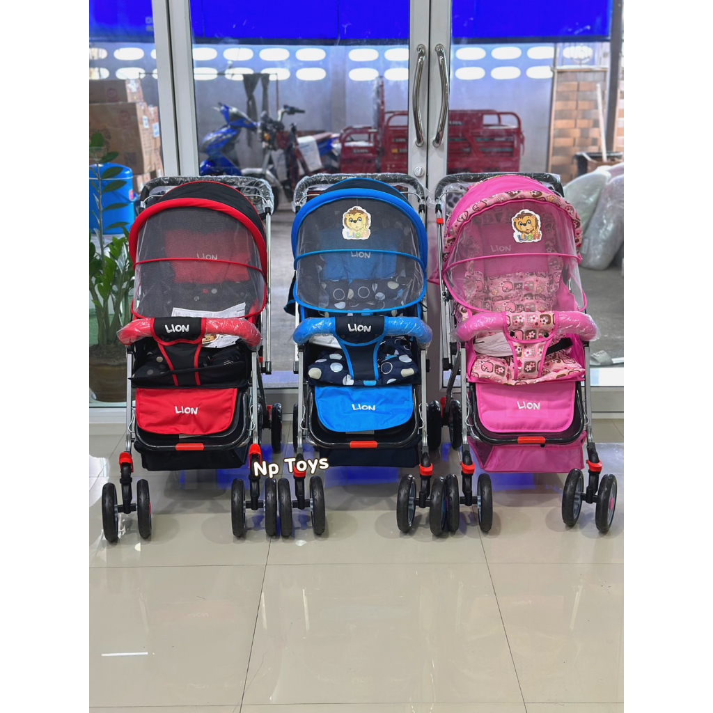 โปรเด็ดพร้อมส่ง รถเข็นเด็ก ปรับเข็นหน้า/หลังได้2ทาง ปรับระดับนั่ง/นอนได้ No.7003