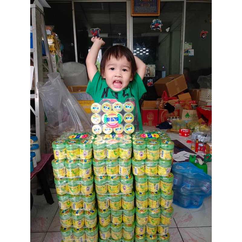 ยาดมผสมสมุนไพร ตราหงส์ไทย แพ็ค 1 โหล (12กระปุก) สินค้าพร้อมส่งครับ