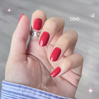 ยาทาเล็บ Madar Nail Polish สีชมพูแดง #CO45