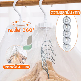 🥼ถุงคลุมเสื้อสูญญากาศ แบบแขวนจัดระเบียนตู้เสื้อผ้า คลุมเสื้อผ้า อุปกรณ์จัดเก็บสูญญากาศแบบแขวน