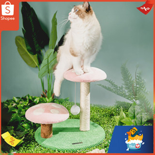 Thai.th คอนโดแมว ที่ฝนเล็บแมว เสาฝนเล็บแมว ที่ลับเล็บแมว ที่ฝนเล็บแมว Small cat tree MP