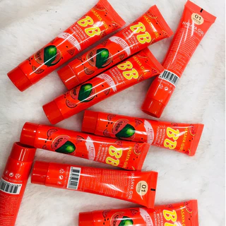 H6079 🍉🍉ครีมแตงโมBB HASAYA GIRL แบบหลอดบีบ สินค้าพร้อมส่งค่า