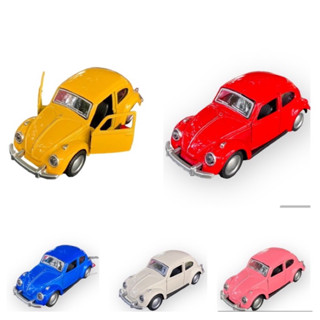 โมเดลรถเหล็ก Volkswagen Classic Beetle โมเดลรถเต่า รถโบราณ (Scale 1:32)