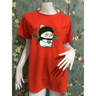เสื้อ เสื้อผ้าแฟชั่นผู้หญิง สาวอวบ รอบอก 48-50 นิ้ว เนื้อผ้านิ่ม ใส่สบาย รุ่น9238.1นกตาหวาน