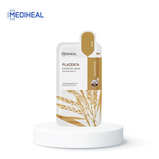 สินค้าสำหรับแถมเท่านั้น MEDIHEAL PLACENTA ESSENTIAL MASK สูตรอ่อนโยน เพื่อฟื้นฟูผิว ชะลอการเกิดริ้วรอยก่อนวัย