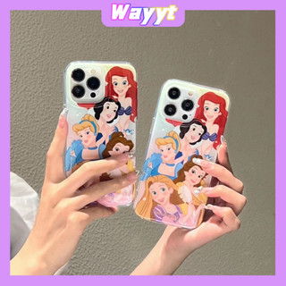 💖จัดส่ง24ชม💖iPhone 14 13 12 11 Pro Max เคส for เคสไอโฟน11 น่ารัก บางเบาพกพาง่าย การ์ตูน เจ้าหญิงบาร์บี้ เรียบง่าย Case