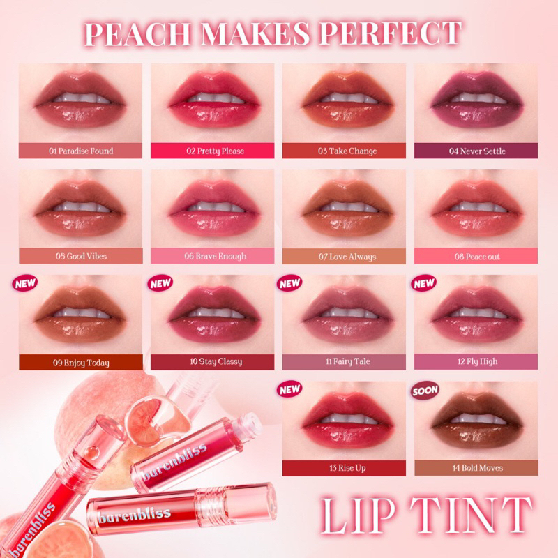 BNB Barenbliss Peach Makes Perfect Lip Tint แบร์แอนด์บลิซ พีช เมกส์ เพอร์เฟกต์ ลิปทินต์ 3มล. ราคา ถูกที่สุด ดีลบีเคเค แกลเลอรีภาพที่ 4