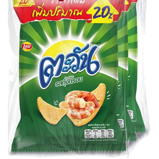 ตะวัน ข้าวเกรียบ รสกุ้งกรอบ 67 กรัม x 3 ซอง