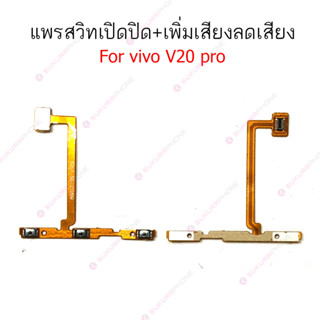 แพรสวิต vivo V20 pro V21E แพรสวิทช์ power on-off volume vivo V20 pro V21E ปิดเปิด+เพิ่มเสียงลดเสียง vivo V20 pro V21E