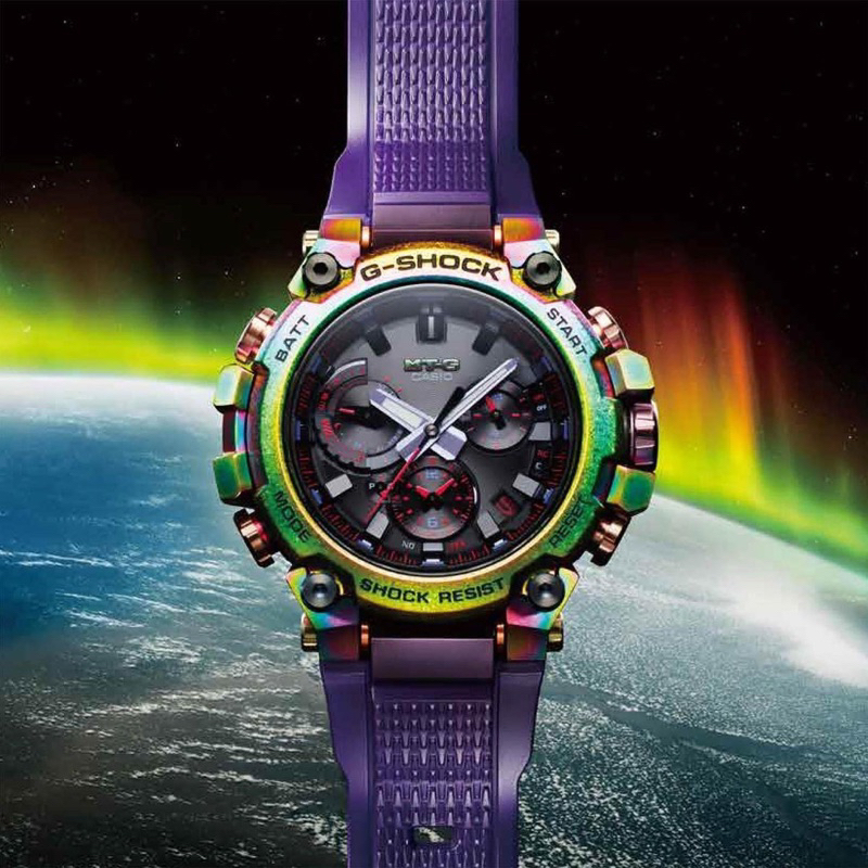 G-Shock MTG-B3000PRB-1A  Aurora Oval 40th Anniversary