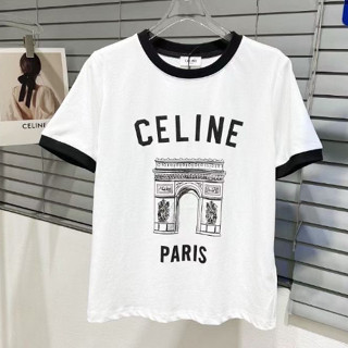 PARIS COTTON JERSEY T-SHIRT เสื้อยืด แขนสั้น งานสวย ผ้าดีมาก กุ๊นขอบคอและแขน ซีลีน เซลีน