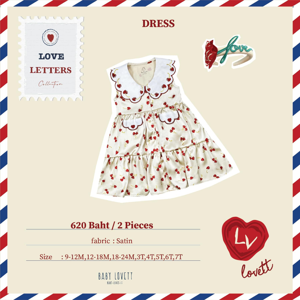 Baby Lovett "Love Letter Collection" Look 16 size 18-24