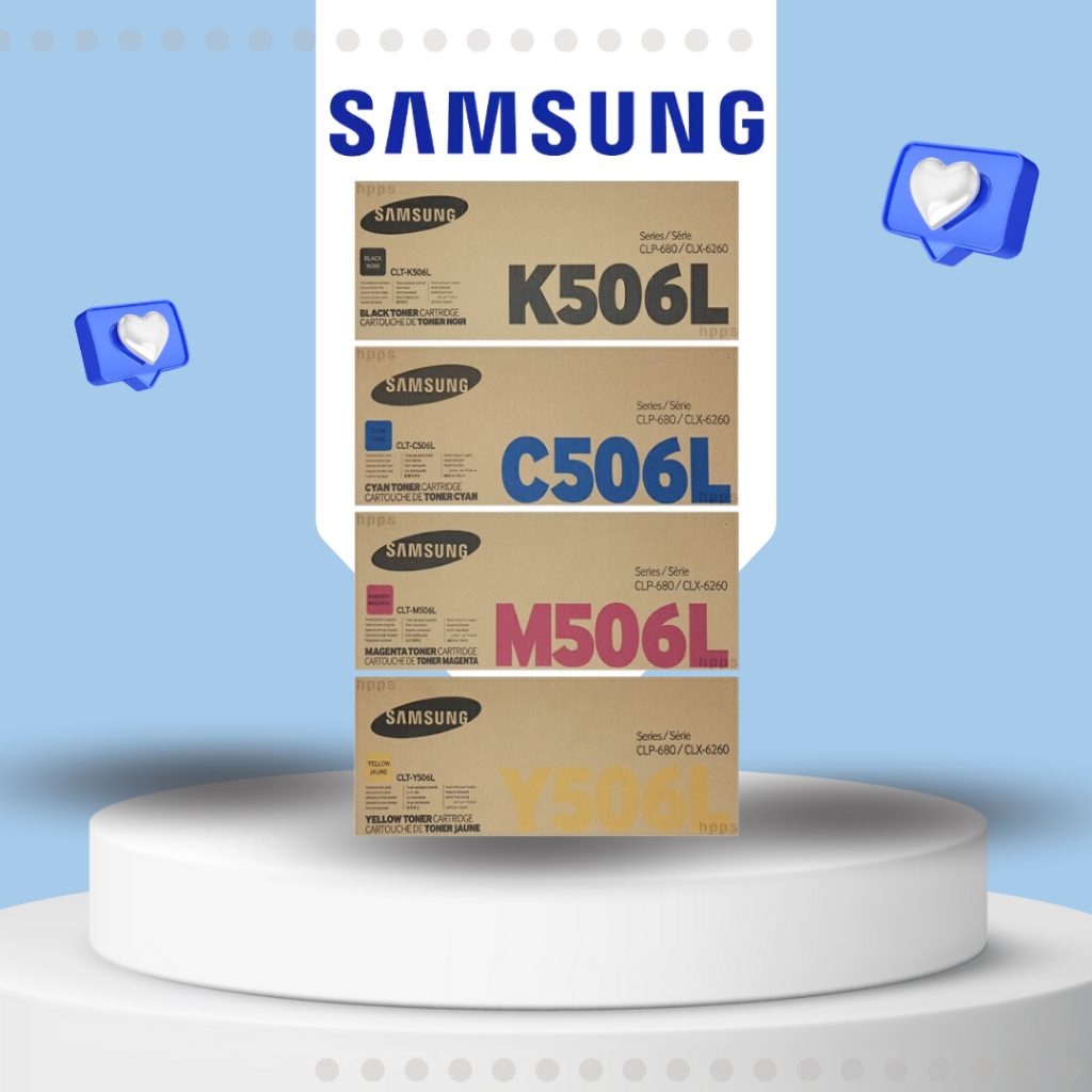 Samsung CLT-506L (CMYK) High Yield Cyan Toner Cartridge