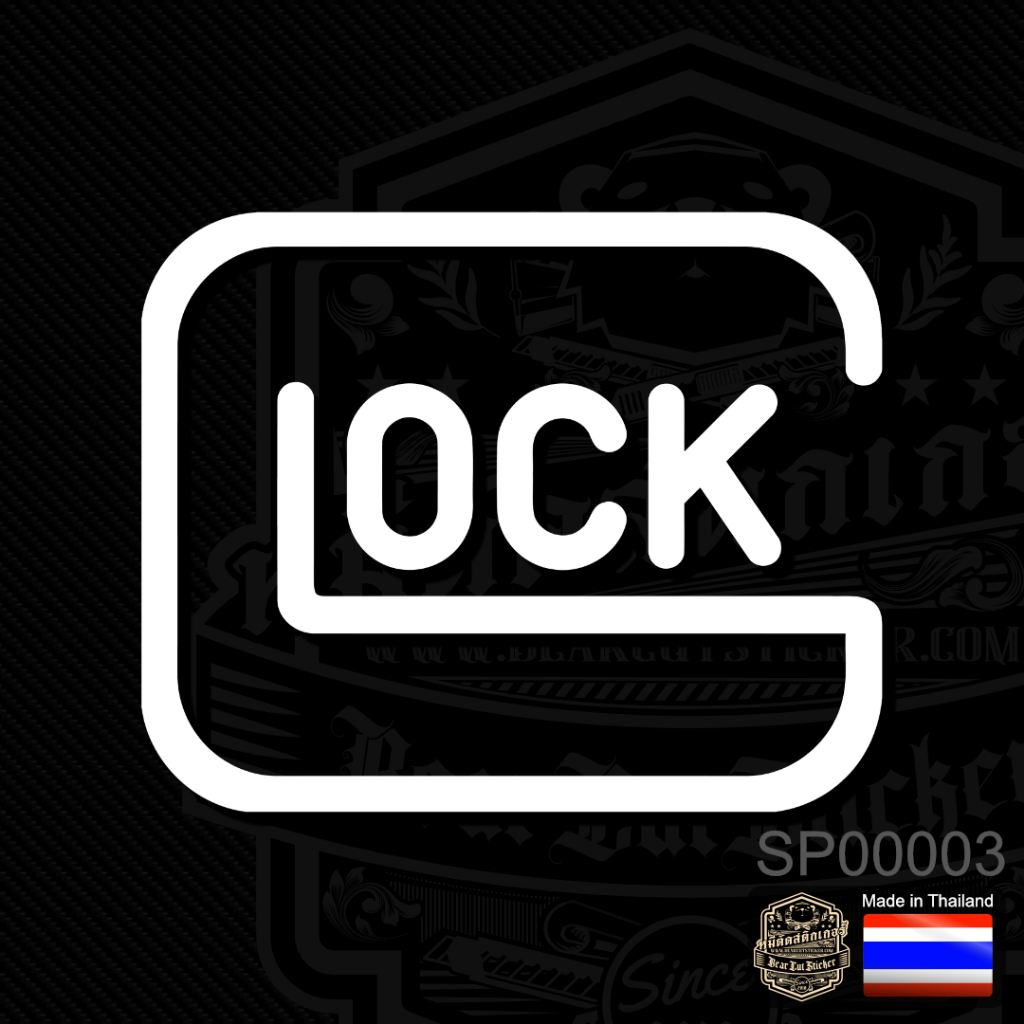 sticker logo Glock by หมีตัดสติกเกอร์