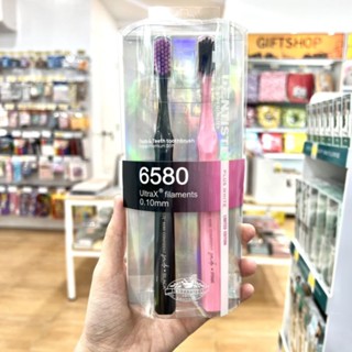 Limited Color Dentiste 6580 Blackpink Toothbrush Pack 2 แปรงสีฟันป้องกันเหงือกร่น