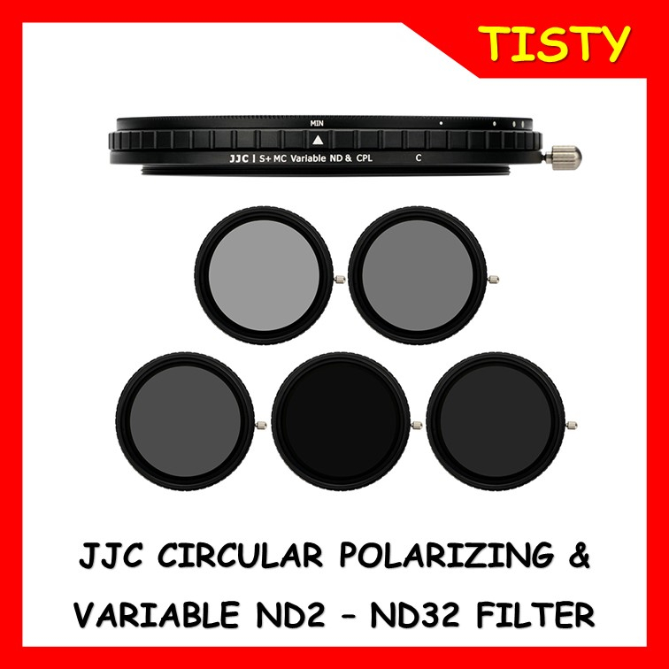 JJC Circular Polarizing & Variable ND2-ND32 Filter