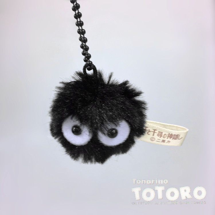 พร้อมส่ง ของแท้ พวงกุญแจ Hayao Miyazaki Totoro Spirited Awayถ่านหินสีดำBallโทรศัพท์มือถือกรณี ราคา ถูกที่สุด ดีลบีเคเค แกลเลอรีภาพที่ 4