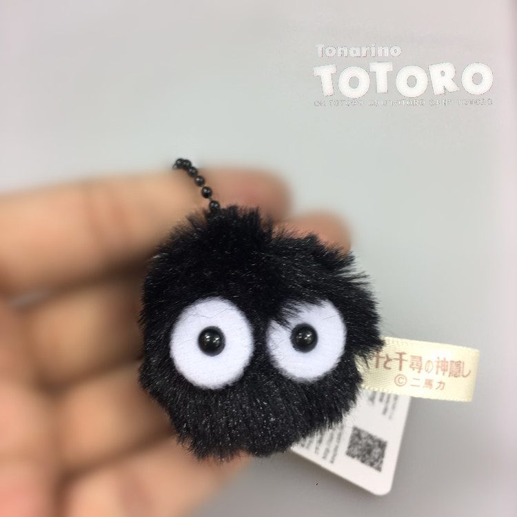 พร้อมส่ง ของแท้ พวงกุญแจ Hayao Miyazaki Totoro Spirited Awayถ่านหินสีดำBallโทรศัพท์มือถือกรณี ราคา ถูกที่สุด ดีลบีเคเค แกลเลอรีภาพที่ 6