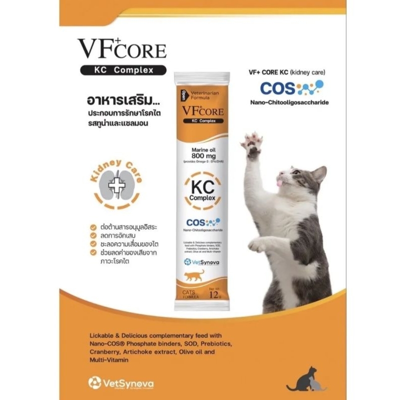 VFcore KC : Kidney care (ซองสีส้ม) ประกอบการรักษาโรคไต 1 ซอง