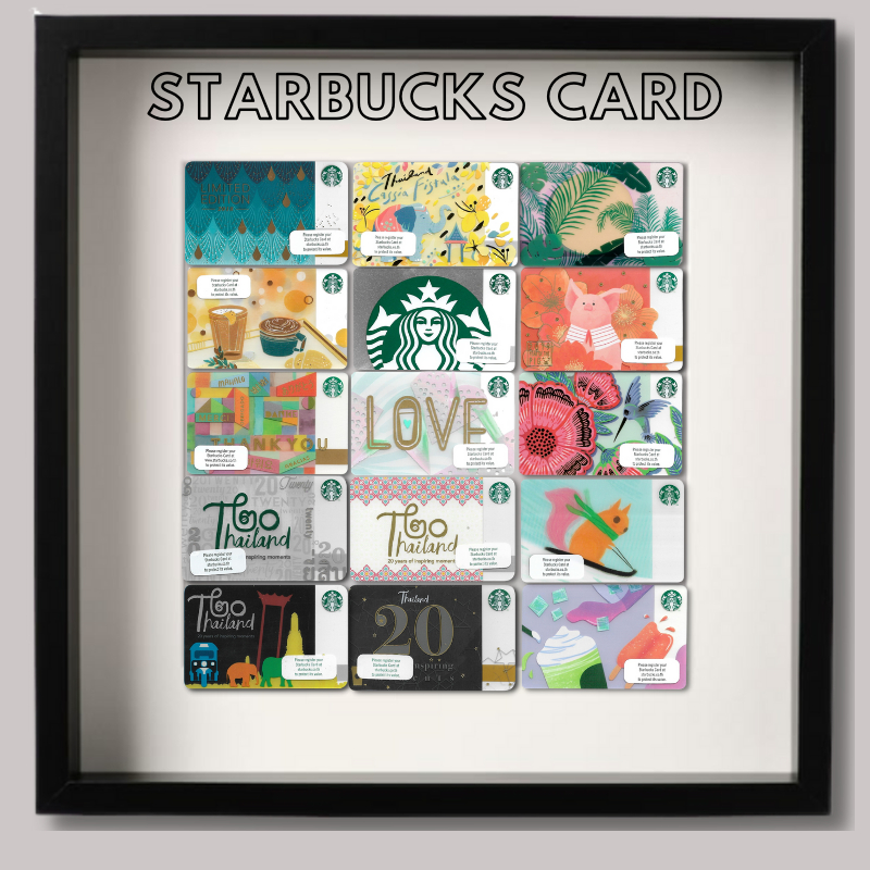Starbucks Card Thai การ์ด สตาร์บัคส์ ไทย พลาสติก ปี 2015-2019