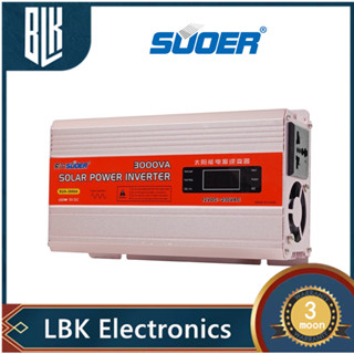 Suoer รุ่นใหม่12V3000VA 24V3000VA (850W) รุ่น 3000va 12V/24V to 220V Modified Sine Wave 3000 Power Inverter 12V/24V3000V