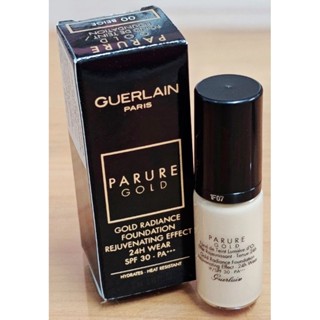 ❤️สุดคุ้ม!!แนะนำค่ะ❤️ใหม่แท้ 100%Guerlain Parure Gold Radiance Foundation Rejuvenating Effect 24H Wear SPF30/PA+++ 5ml.