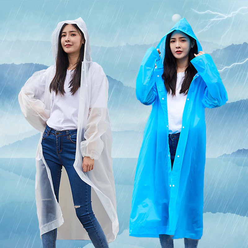 เสื้อกันฝน EVA แขนปล่อย มีฮู้ด thumbnail 9