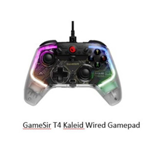 GameSir T4 Kaleid Transparent PC Controller, Wired Gaming Controller for PC/Switch/Android TV Box