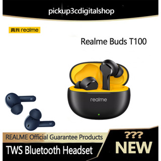 Realme Buds T100 TWS Wireless Headset Bluetooth 5.3 In-Ear AI ENC Noise Elimination TWS Wireless Headset