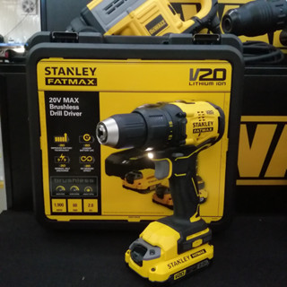 STANLEY สว่านไร้สาย 20V รุ่น SBD710D2K มอเตอร์Brushless (แบต2.0Ahx2)